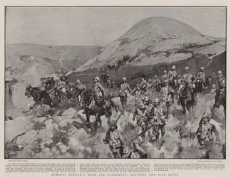 La corsa di General French per Kimberley, attraversando il fiume Riet